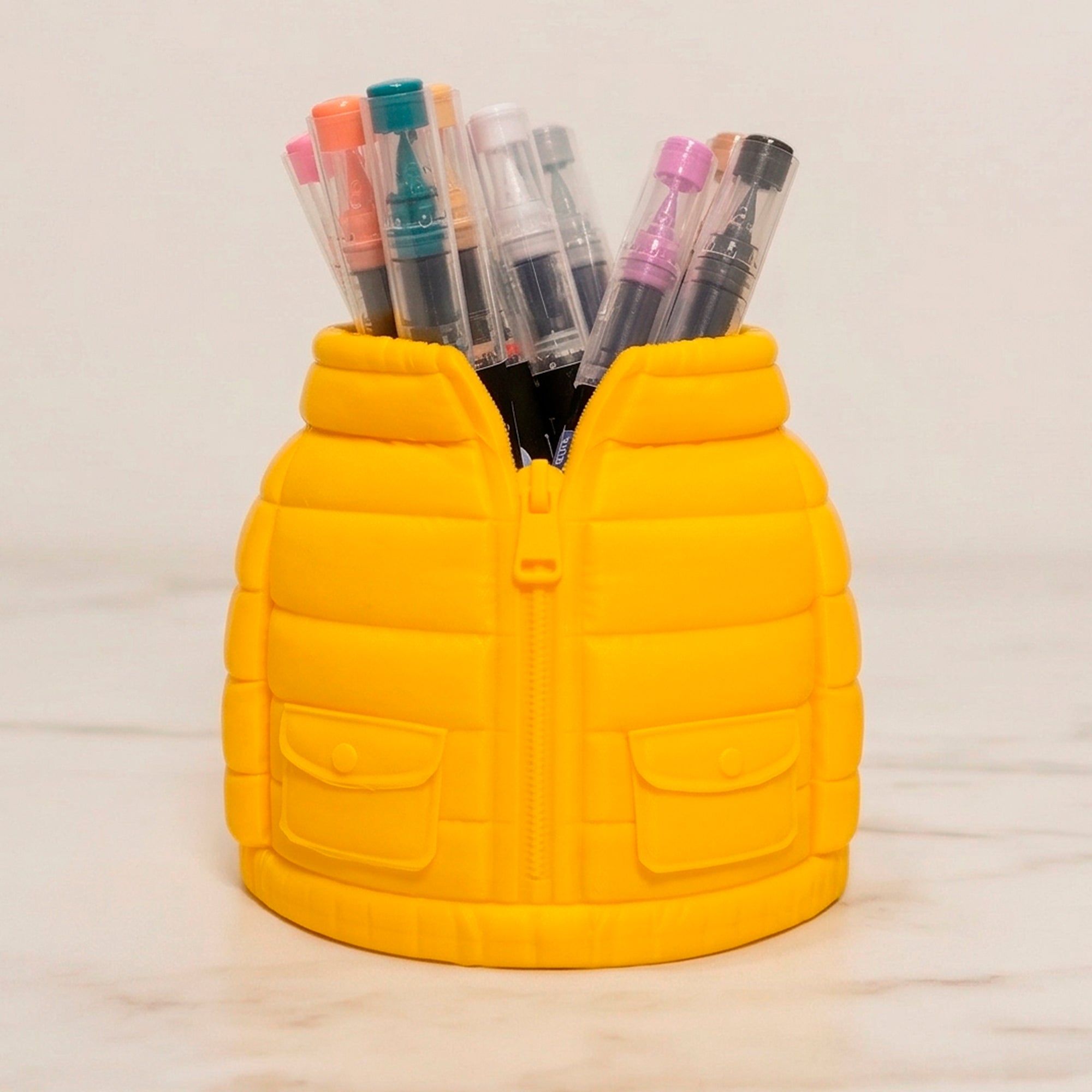 Porte-stylo / Porte-crayons - Modèle Doudoune