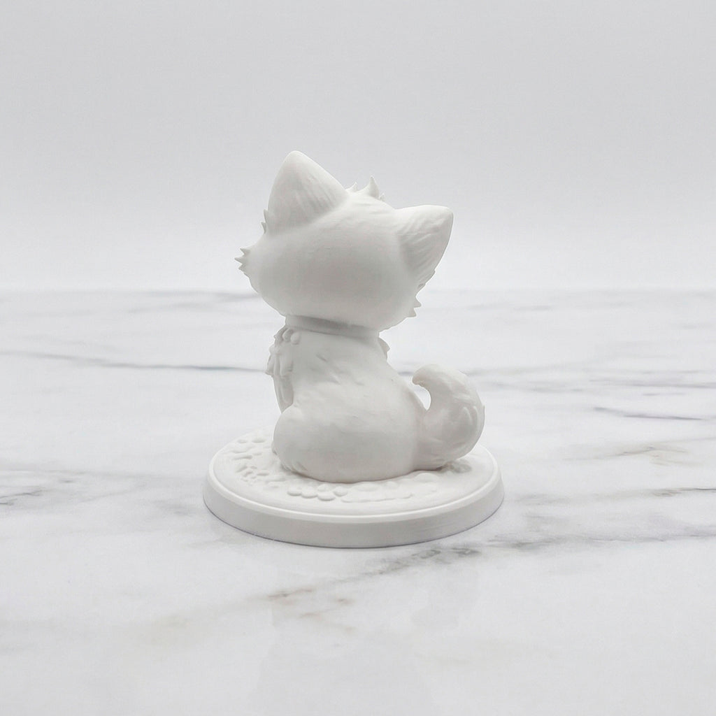 Chat à Peindre - imprimé en 3d