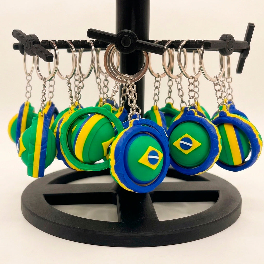 2 Porte-clé Brésil - imprimé en 3d