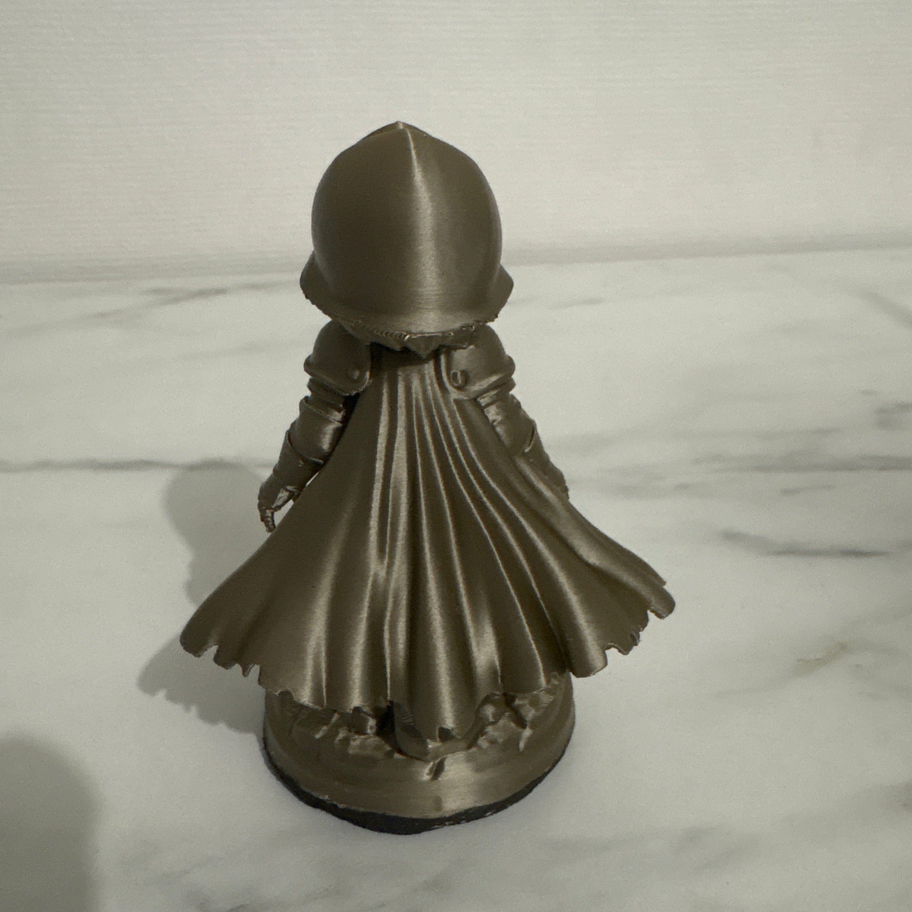 Figurine médiévale – finition PLA Gold (effet or) ✨