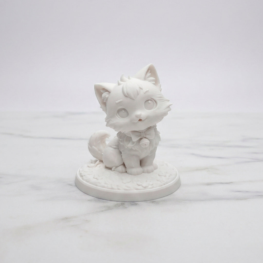 Chat à Peindre - imprimé en 3d